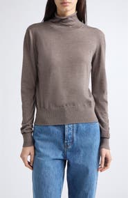 Kallmeyer Idris Merino Wool & Silk Turtleneck Sweater