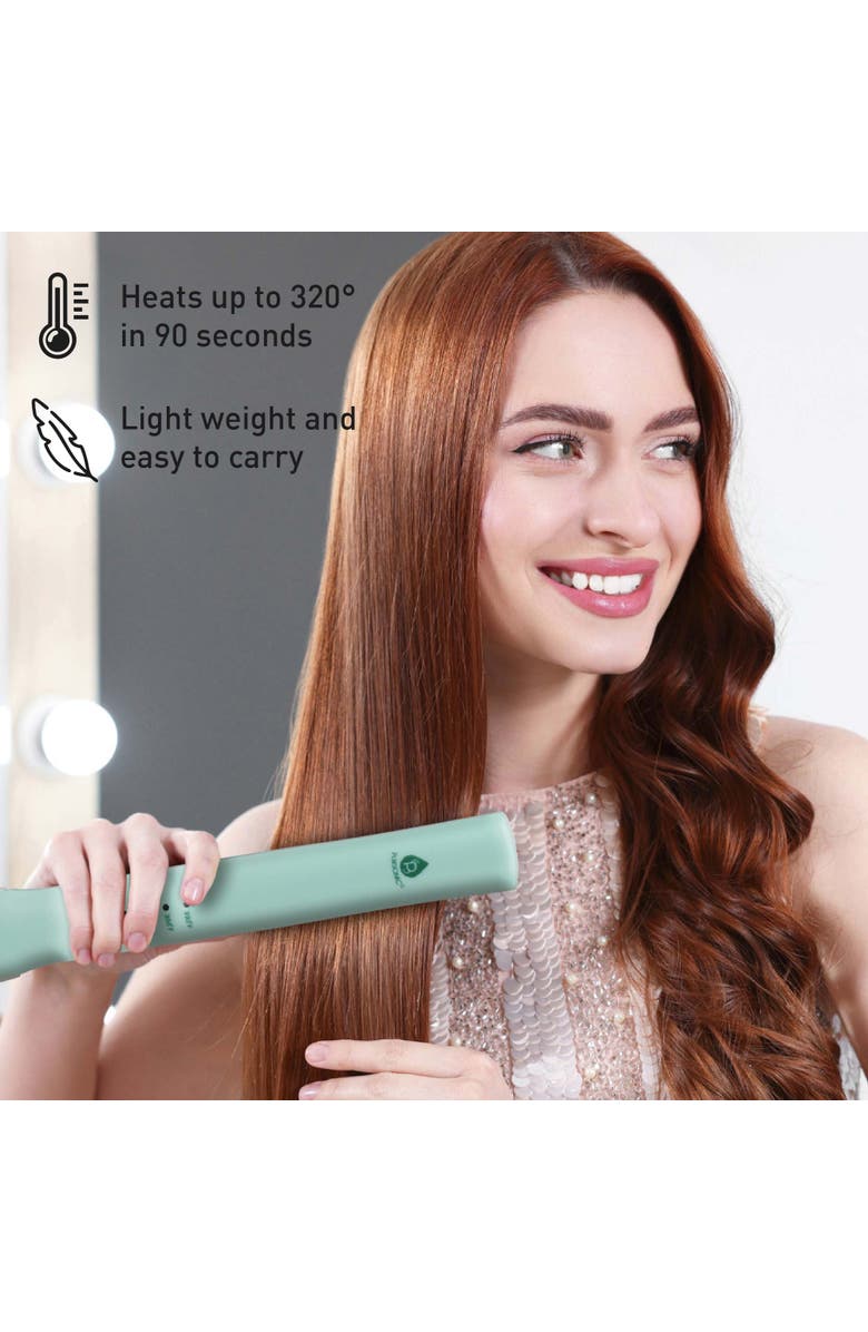 PURSONIC USB Rechargeable Cordless Styling Duo Hair Straightener & Curling Iron Bundle, Alternate, color, Multicolor