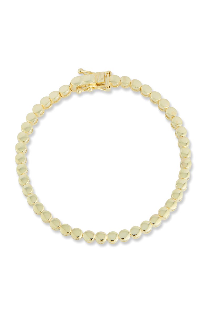 GLAZE JEWELRY Circle Beaded Bracelet, Main, color, Gold