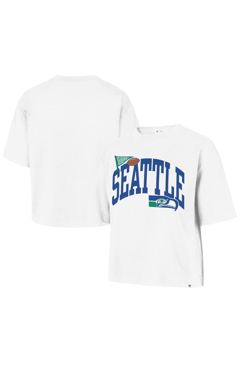'47 Women's '47  White Seattle Seahawks Reed City T-Shirt, Main, color, White