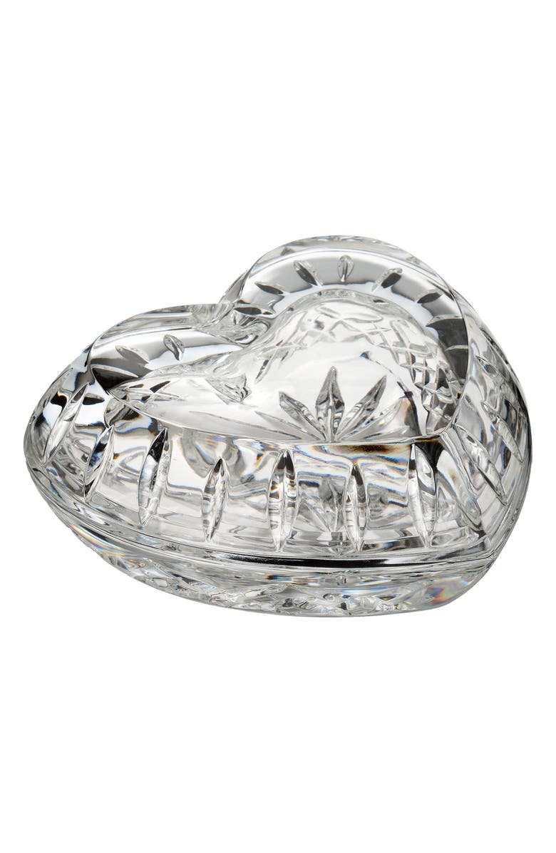 Waterford Giftology Heart Lead Crystal Box, Main, color, 
