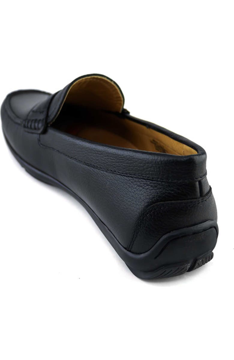 Marc Joseph New York Hamilton Place Leather Penny Driver Loafer, Alternate, color, Black Grainy