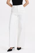 Bayeas Embellished High Waist Wide Leg Jeans