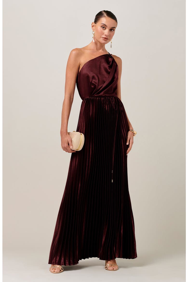 Trixie Maxi Dress, Alternate, color, Burgundy