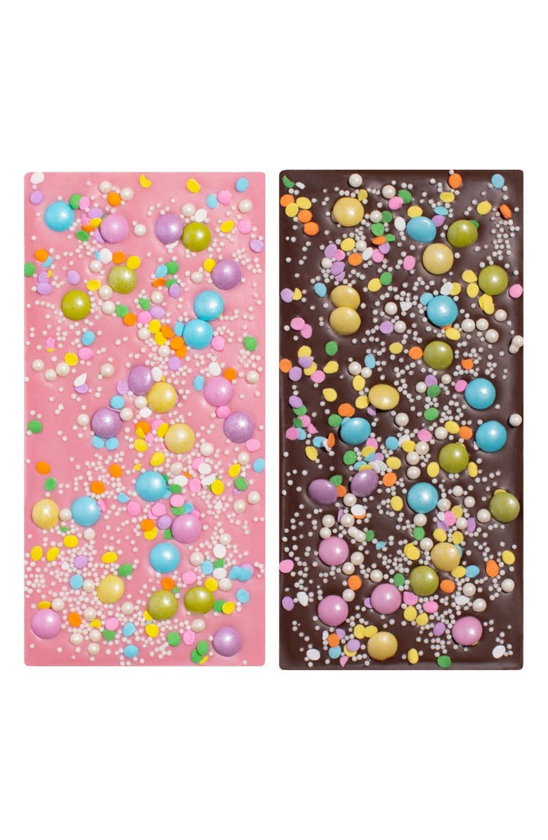 sugarfina Hoppy Easter Treats 3-Piece Candy Bento Box and Chocolate Bars Bundle, Alternate, color, 