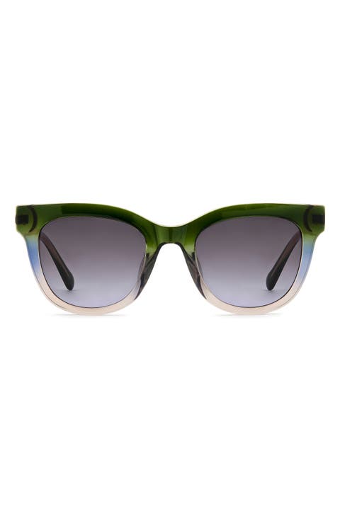 51mm Gradient Cat Eye Sunglasses