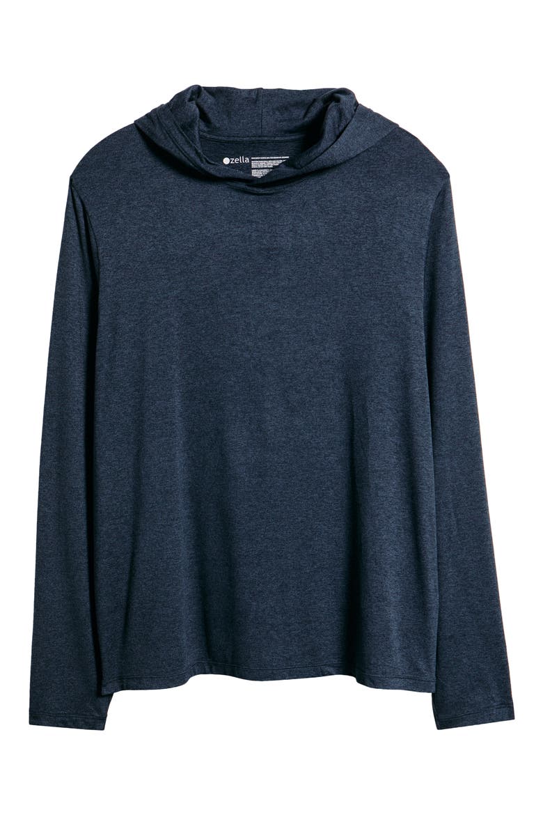 Dynamic Hooded T-Shirt, Alternate, color, NAVY ECLIPSE