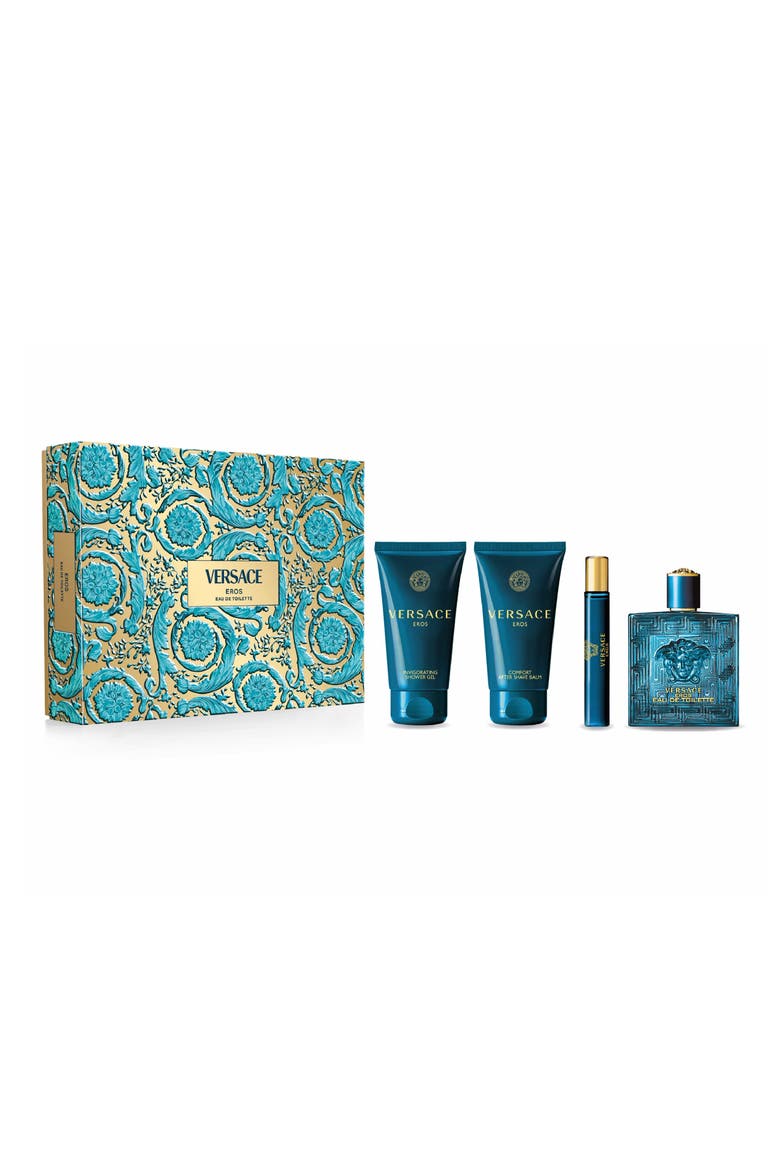 Eros Eau de Toilette 4-Piece Gift Set $185 Value, Main, color, NO COLOR
