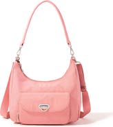 BAGGALLINI Coastal Flip Lock Half Moon Bag