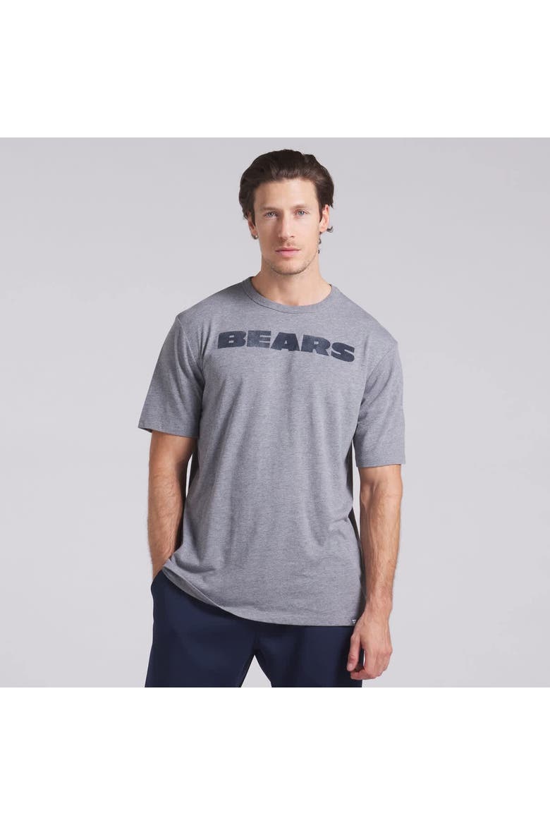 Men's Fanatics Heather Gray Chicago Bears Pass Rush Tri-Blend T-Shirt, Alternate, color, Heather Gray