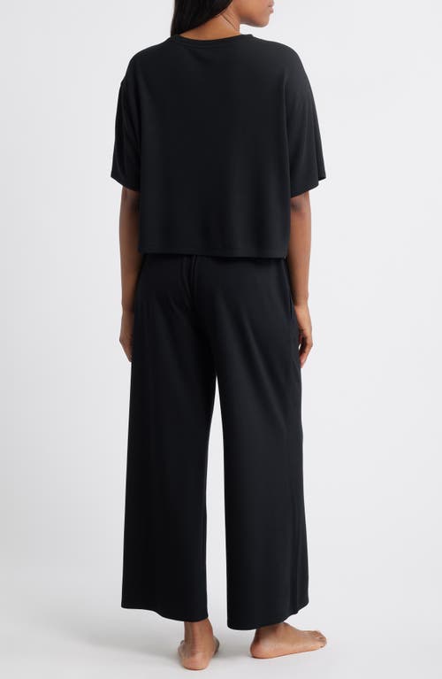 Open Edit Comfy Jersey Pajamas In Black