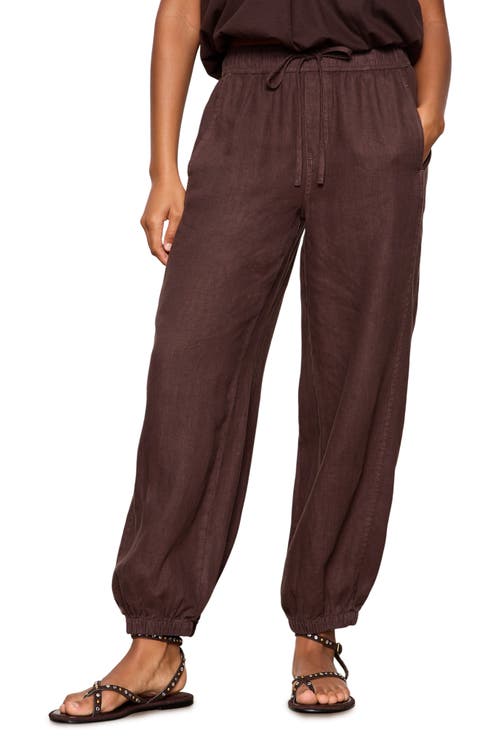 Melody Drawstring Linen Balloon Pants
