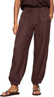 Sanctuary Melody Drawstring Linen Balloon Pants