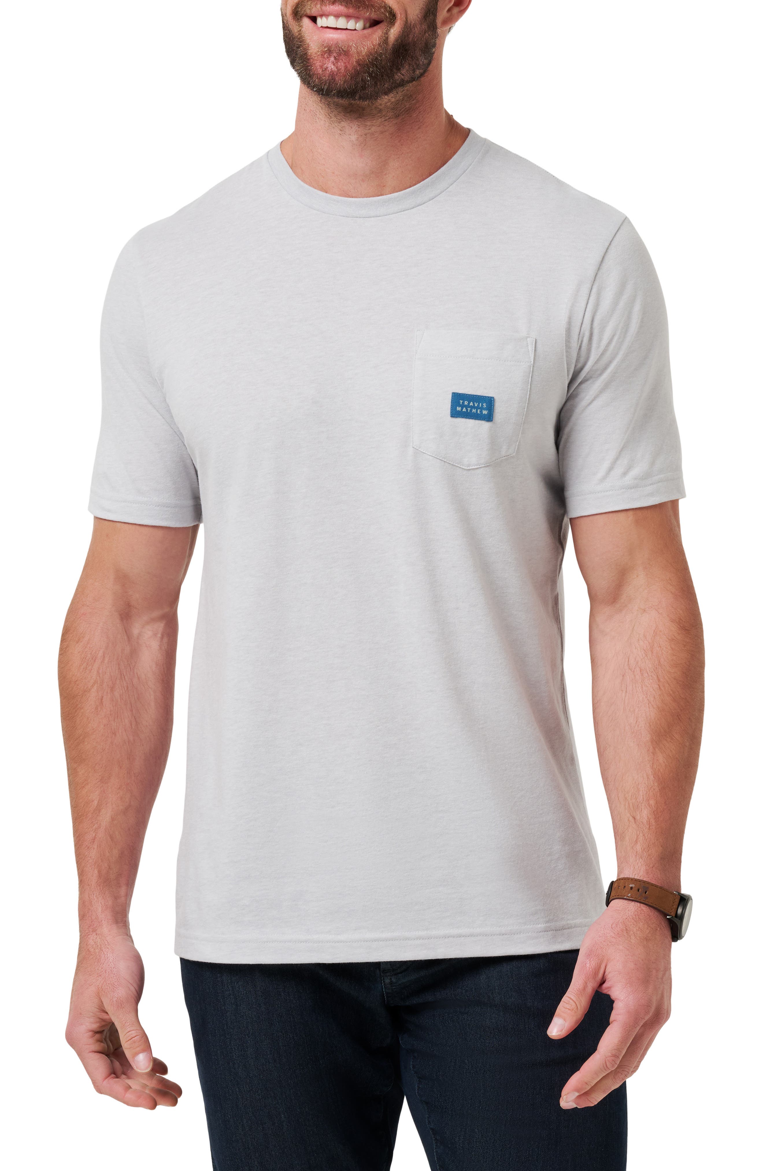 TravisMathew Travel Diary Cotton Graphic Pocket T-Shirt