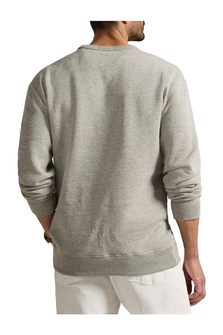 Big & Tall Ski Bear Pullover, Alternate, color, LOFT HEATHER