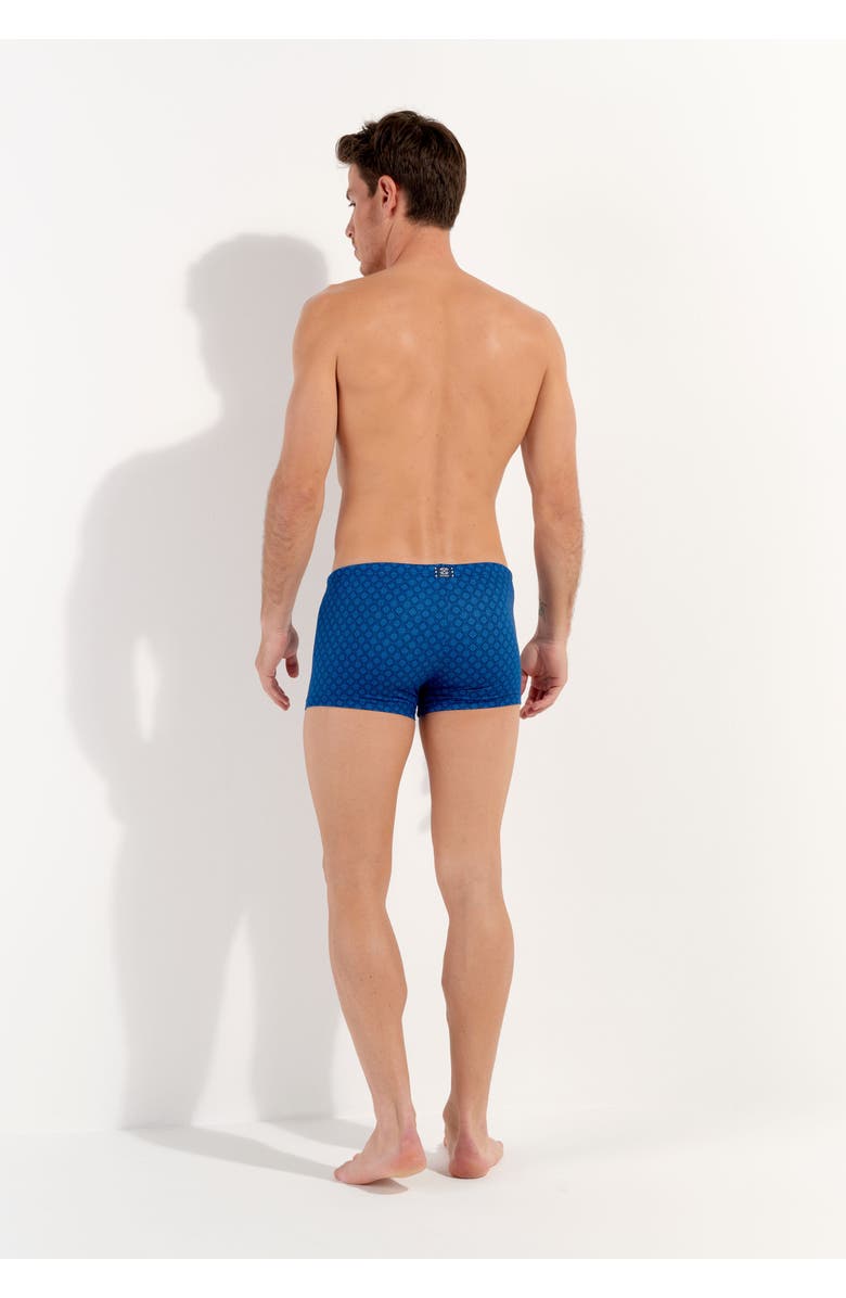HOM Hendaye Swim Shorts, Alternate, color, Blue Print
