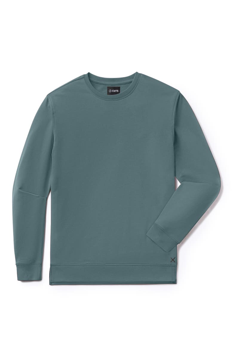 Hyperloop Split Hem Sweatshirt, Alternate, color, NORTH ATLANTIC