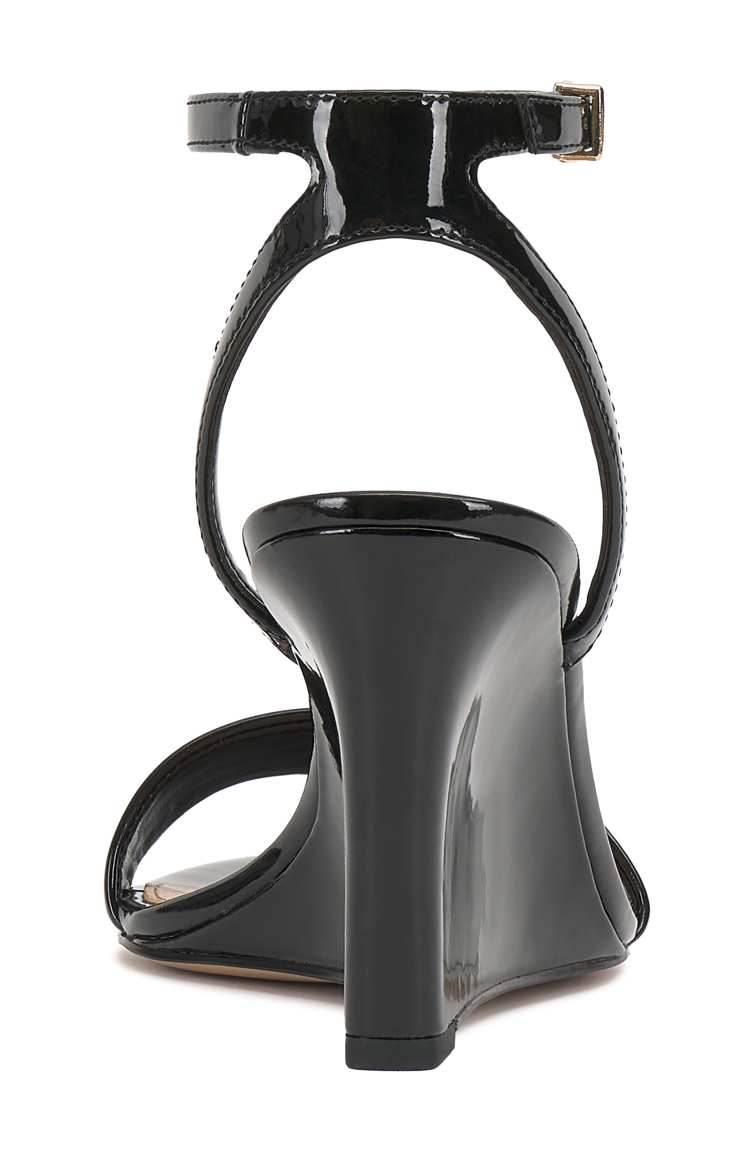 Vince Camuto Jefany Wedge Sandal, Alternate, color, Black