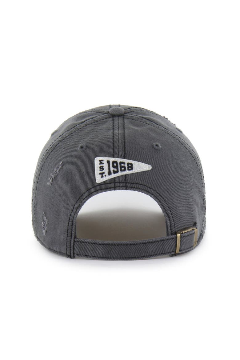Men's '47  Charcoal Cincinnati Bengals Seymoore Clean Up Adjustable Hat, Alternate, color, Charcoal