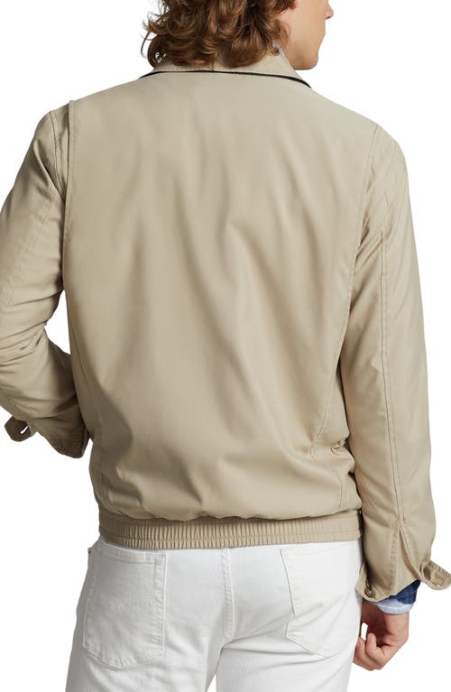 Polo Ralph Lauren Mens Lightweight Windbreaker Regular Big Tall In Khaki Uniform