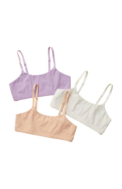 Pipit Pima Cotton Bra 3PK