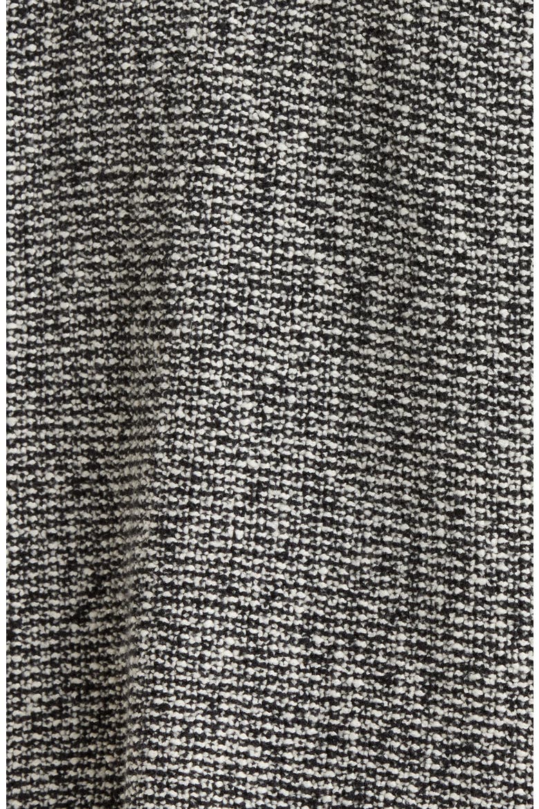 Notch Collar Organic Cotton Blend Jacket, Alternate, color, BLACK/ SOFT WHITE