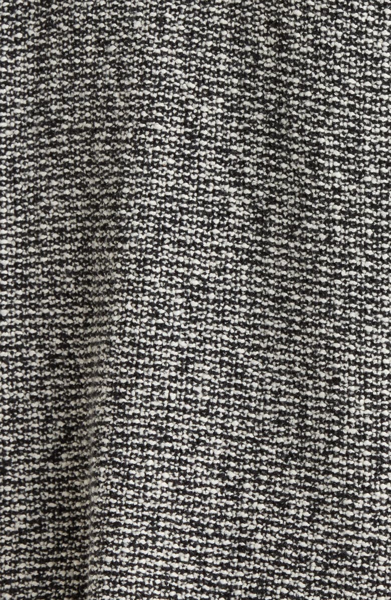 Eileen Fisher Notch Collar Organic Cotton Blend Jacket, Alternate, color, Black/ Soft White