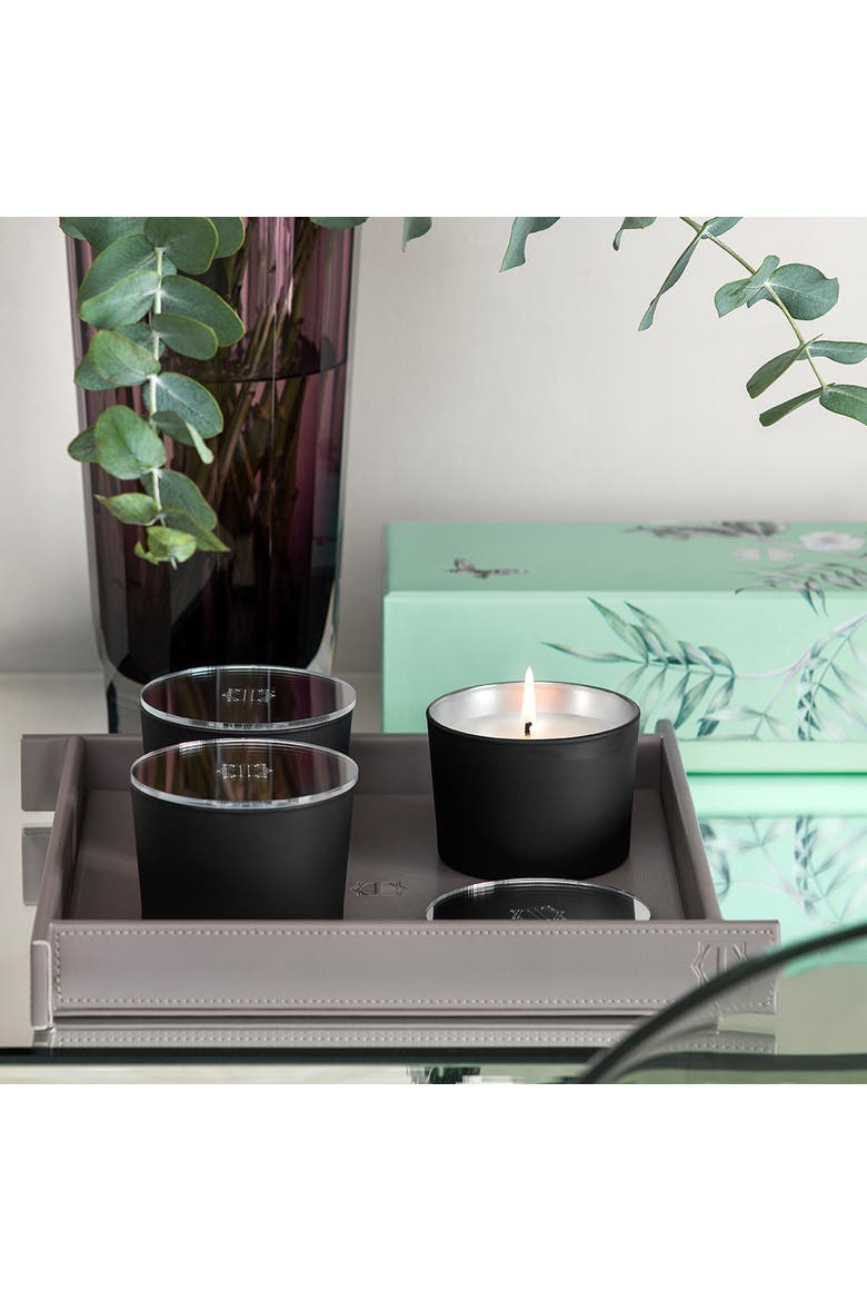 Alfabia Set of scented candles, Alternate, color, Black