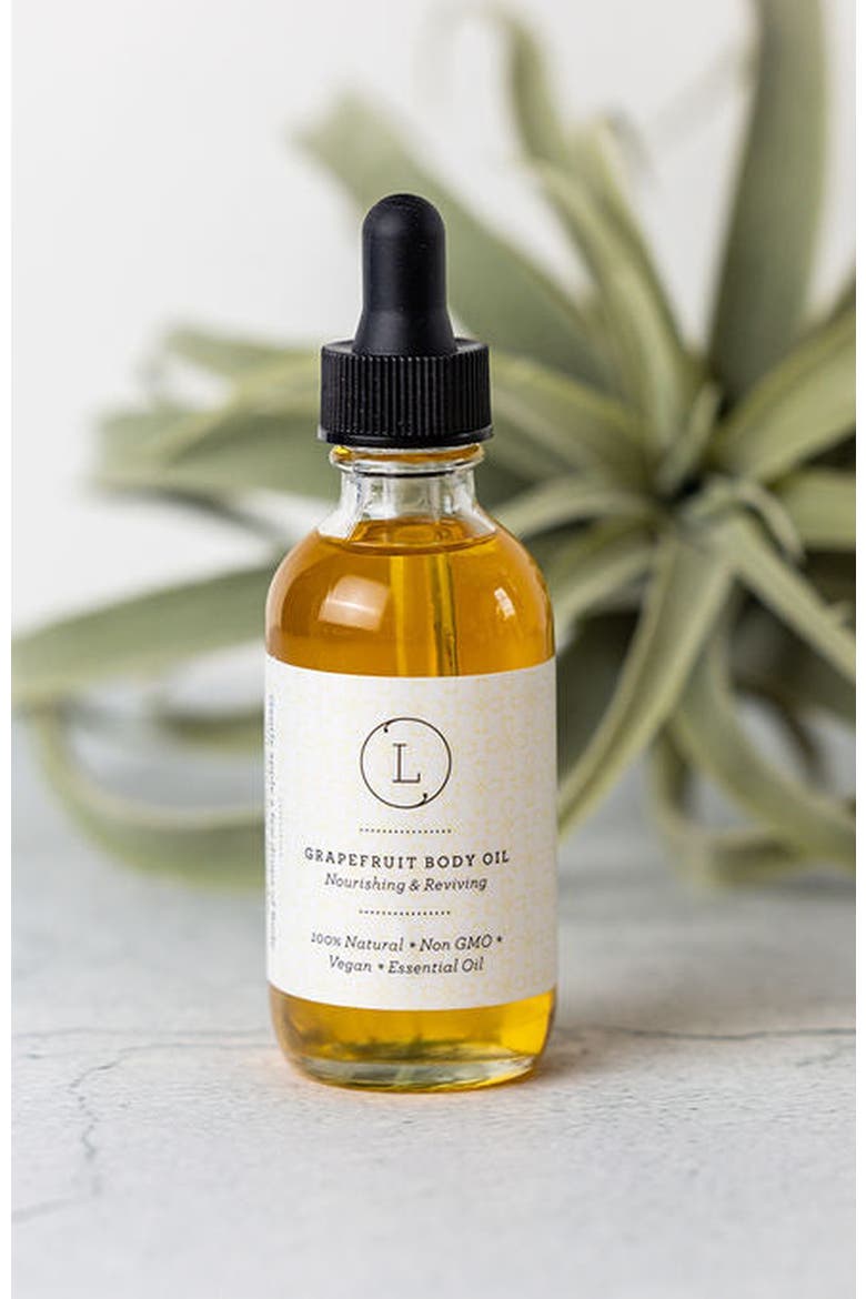 CBD Grapefruit Natural Body Oil, Moisturizing Body Oil, Alternate, color, None