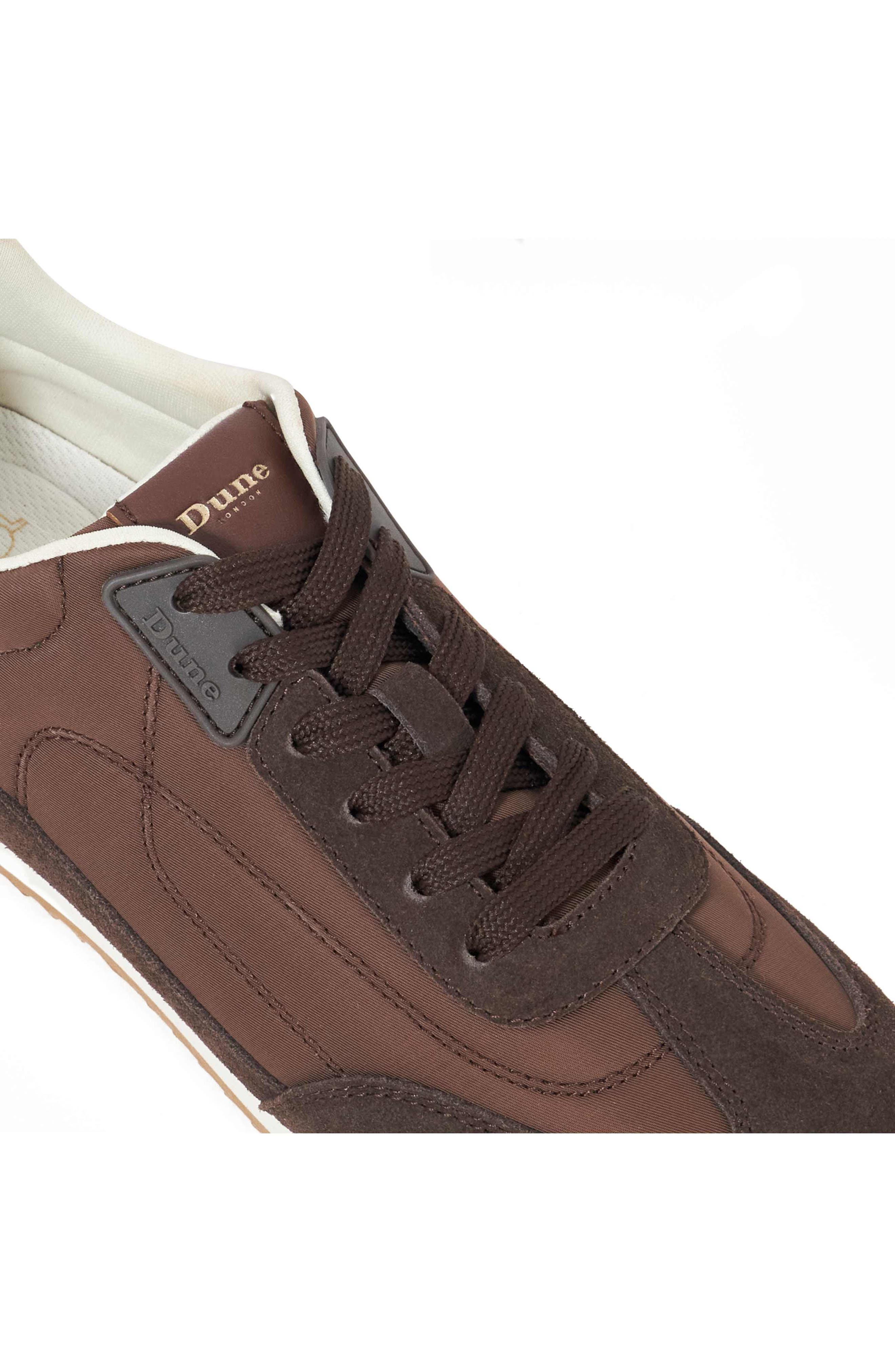 Dune London Emanie Sneaker, Alternate, color, Brown