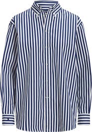 Polo Ralph Lauren Oversize Stripe Button-Down Tunic