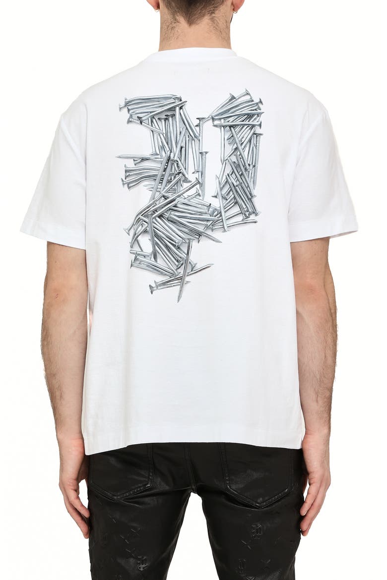 Texture Graphic T-Shirt, Alternate, color, WHITE