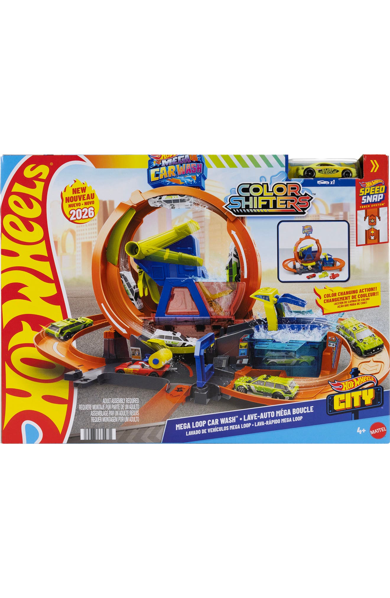 Hot Wheels Mega Loop Car Wash Playset | Nordstromrack