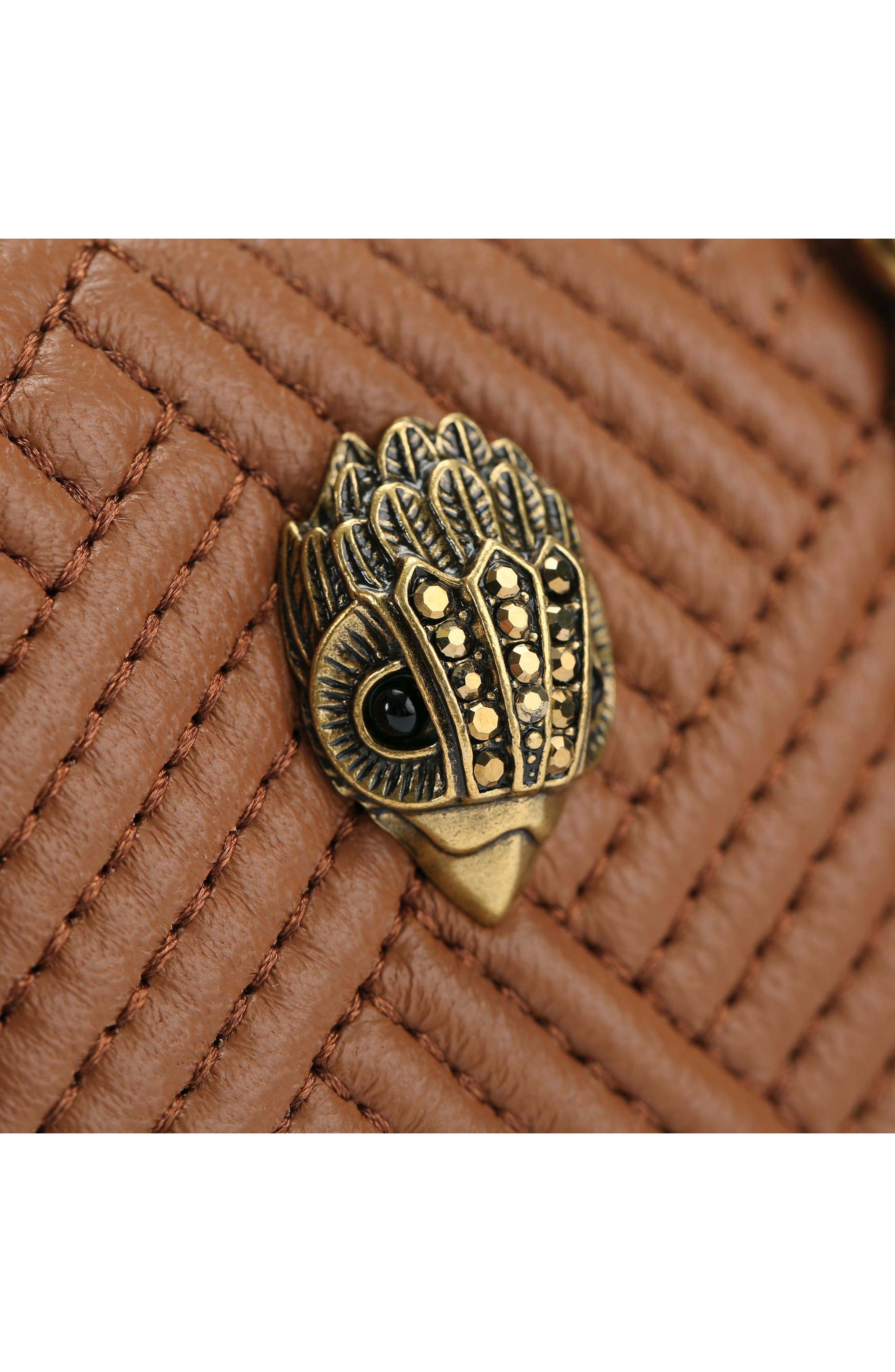 Kurt Geiger London Extra Small Kensington Quilted Leather Duffle Bag, Alternate, color, 