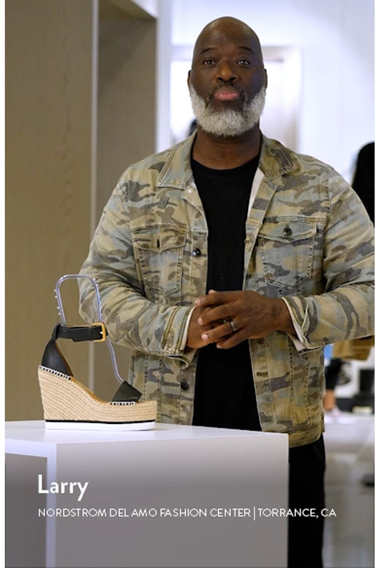 'Glyn' Espadrille Wedge Sandal video