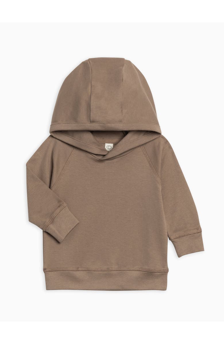 Colored Organics Organic Cotton Madison Hooded Pullover T-Shirt, Main, color, Taupe