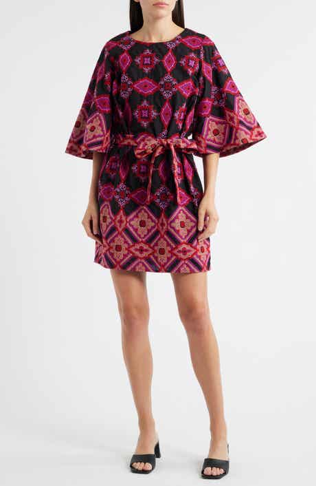 Daelyn Paisley Shift Minidress