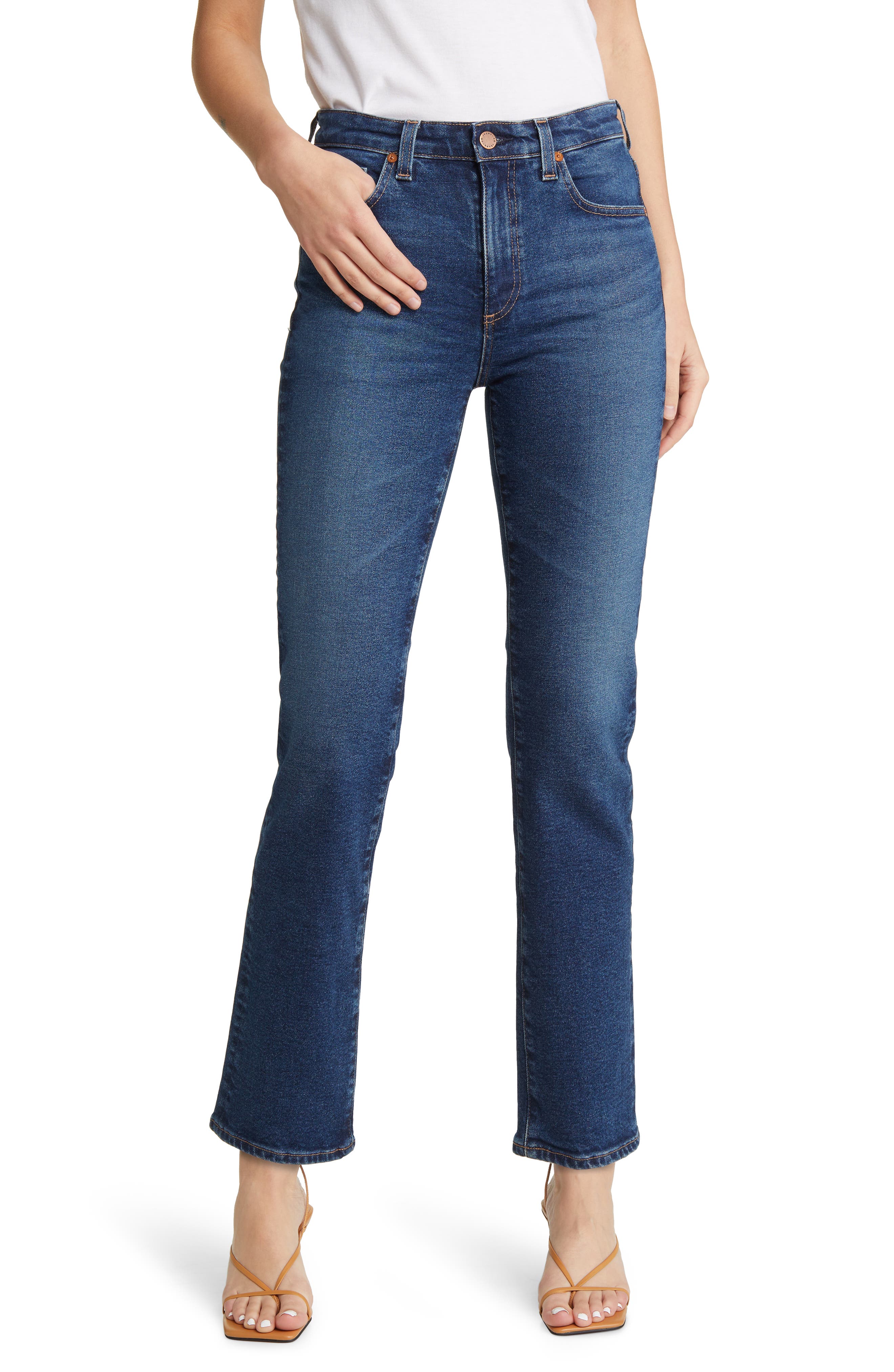 AG Saige High Waist Straight Leg Jeans