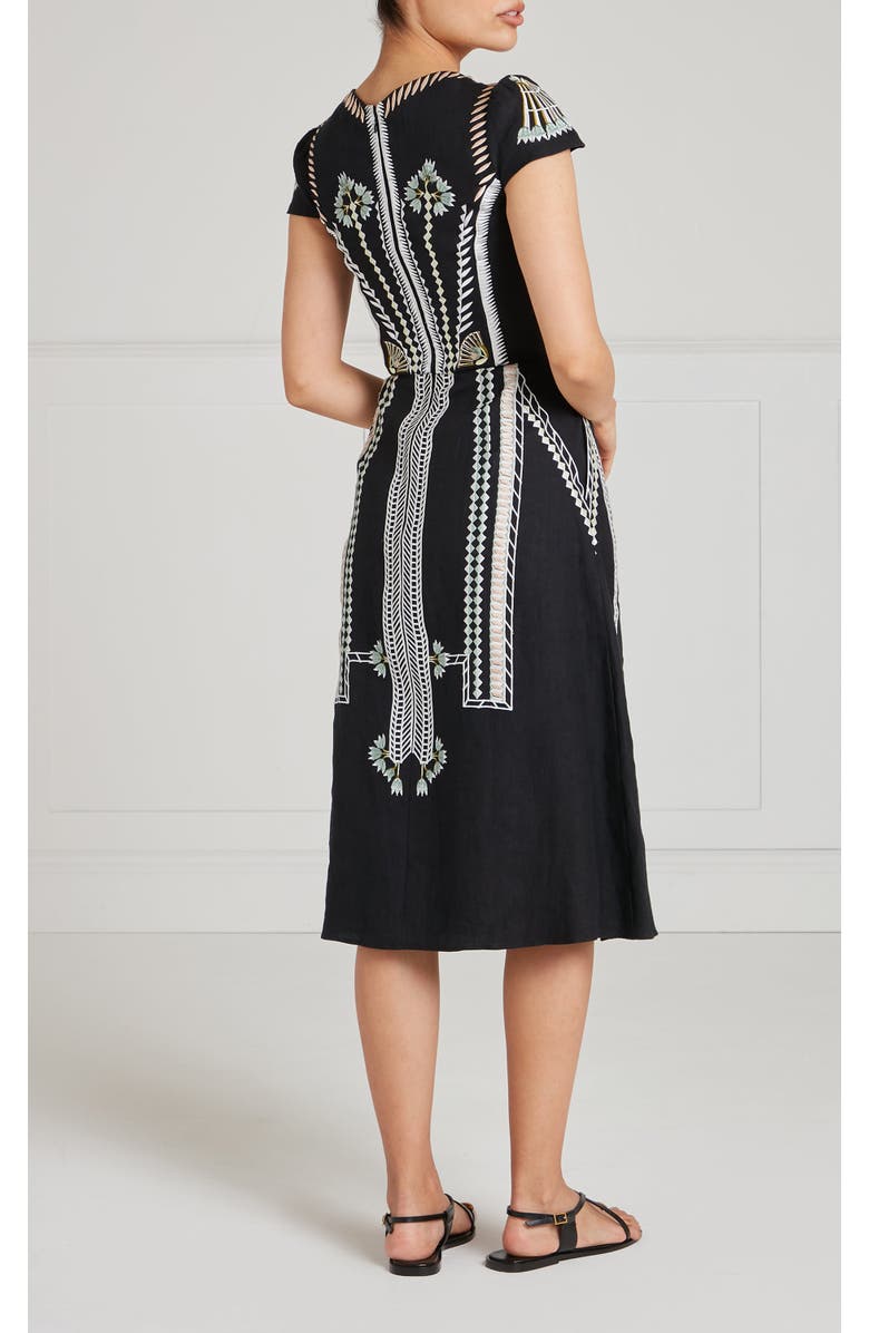 Temperley London Avalon Dress, Alternate, color, Black