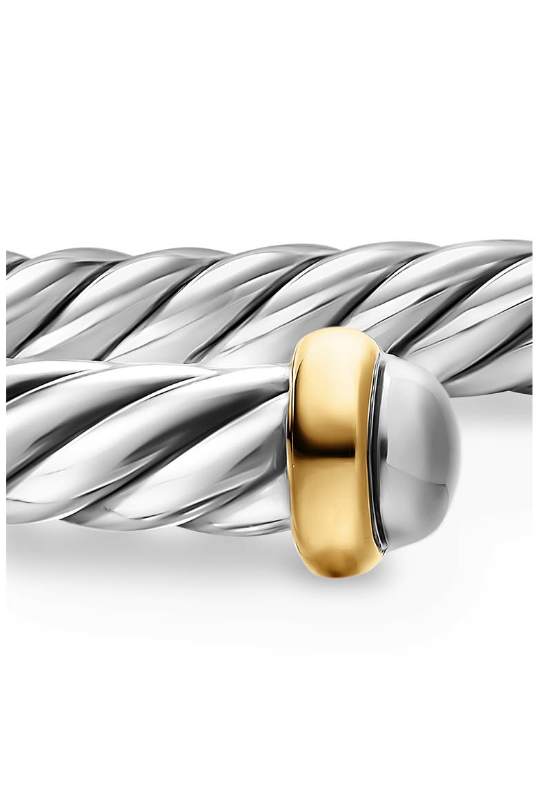 Cablespira® Cable Flex Bracelet, 4mm, Alternate, color, SILVER