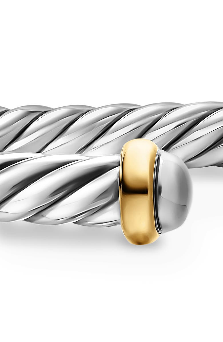 David Yurman Cablespira<sup>®</sup> Cable Flex Bracelet, 4mm, Alternate, color, Silver