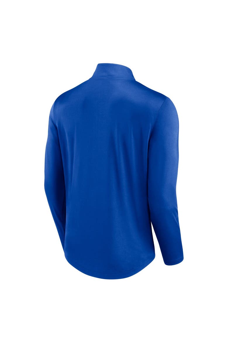 Men's Fanatics Branded Royal Los Angeles Rams Quarterback Quarter-Zip Top, Alternate, color, Royal
