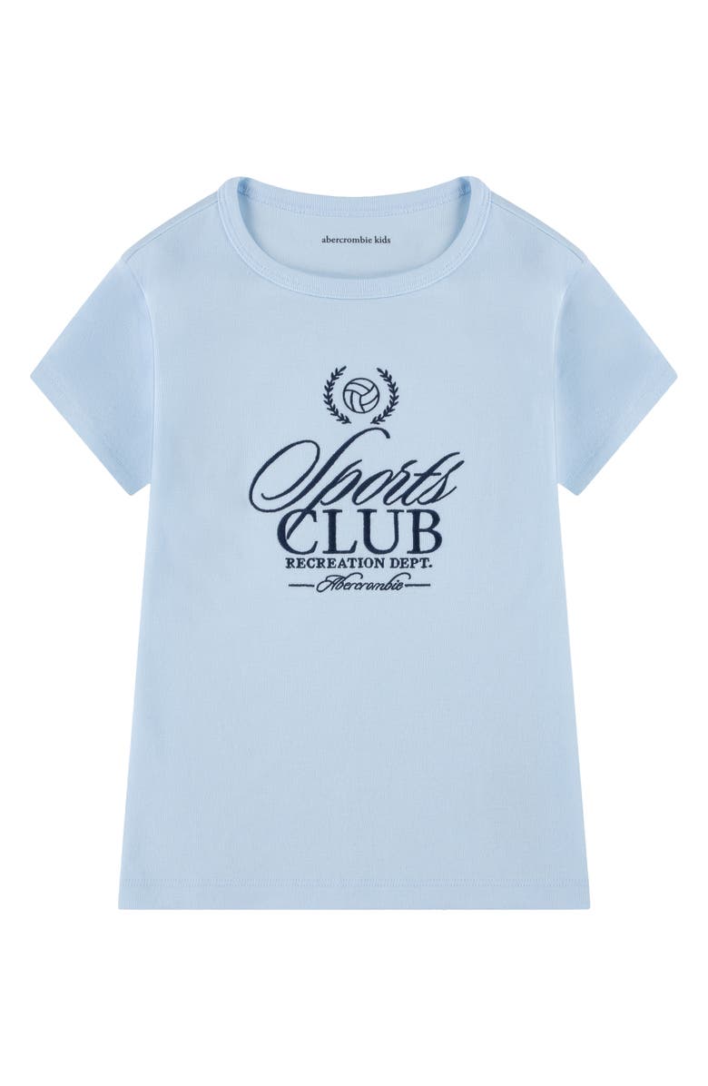 abercrombie kids Kids' Sports Club Graphic T-Shirt, Main, color, Ice Water