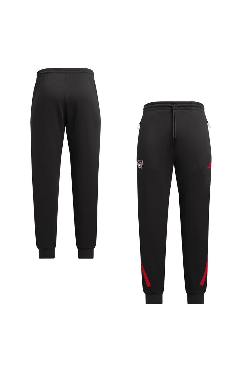 adidas Black NC State Wolfpack Z.N.E. Pants, Main, color, Black