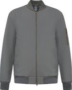 True Classic Water Resistant Cotton Blend Bomber Jacket