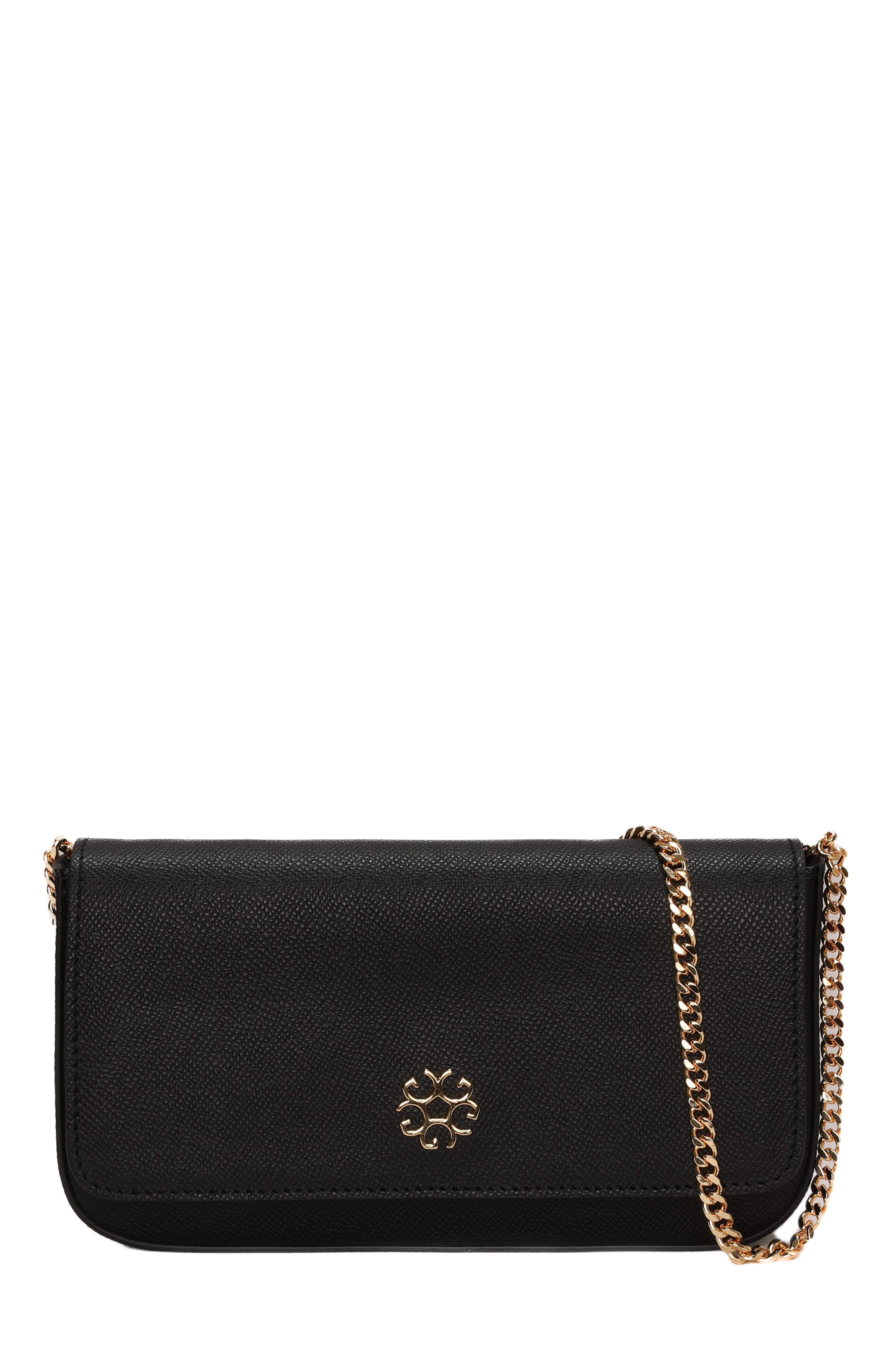 GORSKI Leather Crossbody Bag, Main, color, Black
