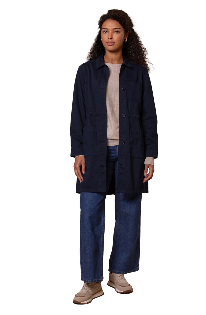 Celtic & Co. Utility Coat, Alternate, color, Dark Navy