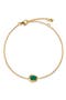selected 18Ct Gold Vermeil / Green Onyx