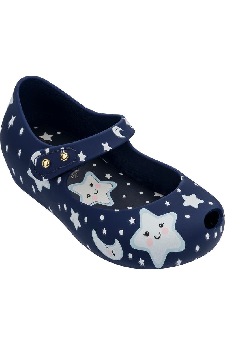 Mini Melissa Ultra 23 Glow in the Dark Mary Jane Flat, Main, color,