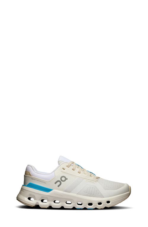 On Cloudrunner 2 Running Shoe In White/horiz